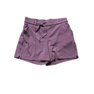 Maurices Versa Tie Waist High Rise 4 inch pink short Size XXL